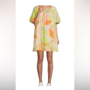 Abstract print dress